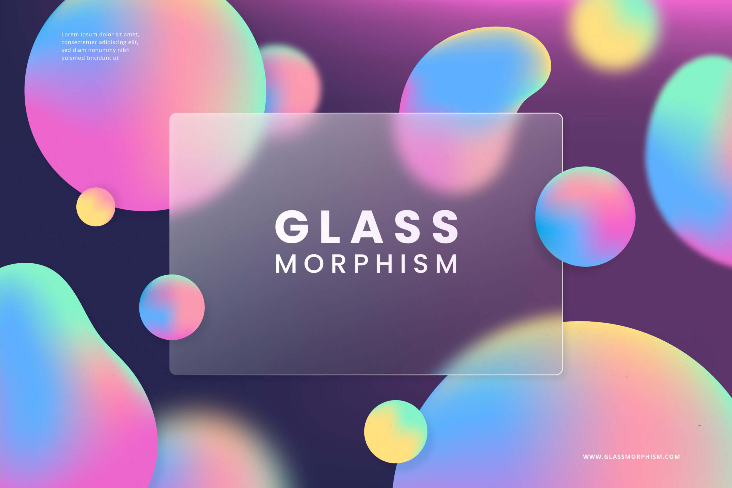 Modernes Webdesign & der Glanz vom Glassmorphism